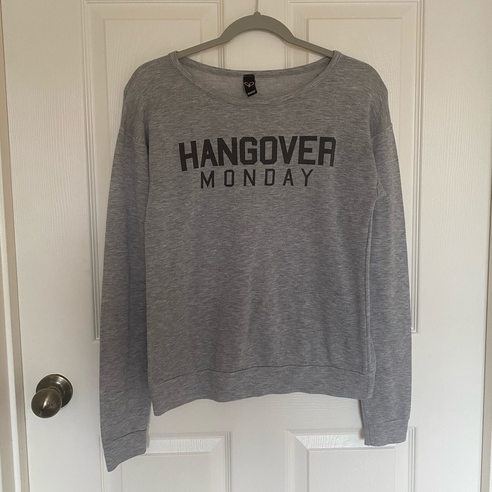lightweight pullover “hangover monday”
